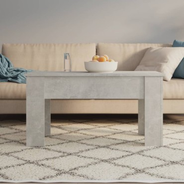 vidaXL Τραπεζάκι Σαλονιού Γκρι Σκυρ. 101x49x52cm Επεξεργασμένο Ξύλο 1 τεμ.