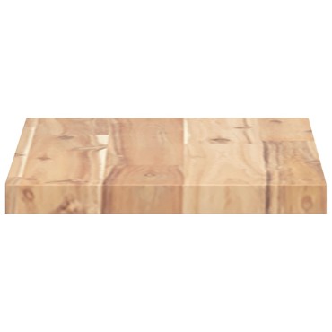 vidaXL Ράφι Πλωτό 40x20x2cm από Μασίφ Ξύλο Ακακίας χωρίς Επεξεργασία 1 τεμ.