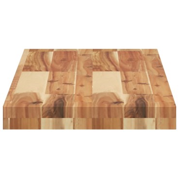 vidaXL Ράφια Πλωτά 3 τεμ. 80x30x4cm από Μασίφ Ξύλο Ακακίας με Φινίρισμα Λαδιού