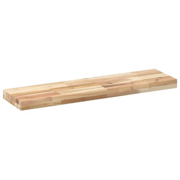 vidaXL Ράφια Πλωτά 3 τεμ. 100x20x4cm από Μασίφ Ξύλο Ακακίας