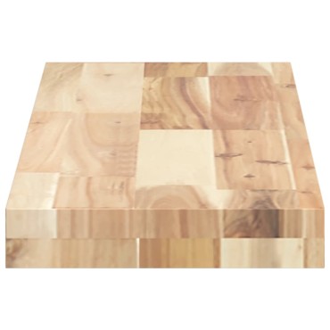 vidaXL Επιφάνεια Τραπεζιού Ορθογώνια 80x20x4cm από Μασίφ Ξύλο Ακακίας 1 τεμ.