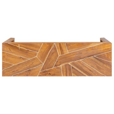 vidaXL Έπιπλο Τηλεόρασης 110x60x38cm από Μασίφ Ξύλο Teak