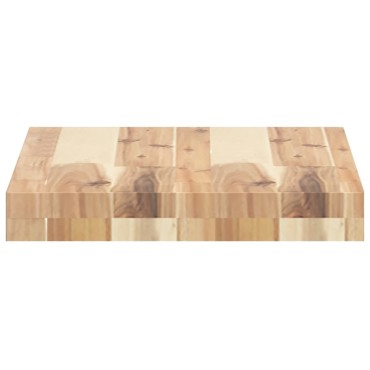 vidaXL Ράφια Πλωτά 3 τεμ. 60x30x4cm από Μασίφ Ξύλο Ακακίας χωρίς Επεξεργασία