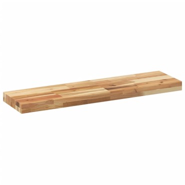 vidaXL Ράφια Πλωτά 3 τεμ. 80x20x4cm από Μασίφ Ξύλο Ακακίας με Φινίρισμα Λαδιού