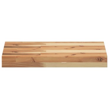 vidaXL Ράφια Πλωτά 2 τεμ. 60x30x4cm από Μασίφ Ξύλο Ακακίας με Φινίρισμα Λαδιού