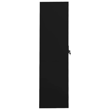vidaXL Ντουλάπα Μαύρη 80x50x180cm Ατσάλινη 1 τεμ.