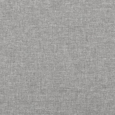 vidaXL Στρώμα με Pocket Springs Μεσαίας Σκληρότητας Αν. Γκρι 152x203x20cm Ύφασμα Queen 1 τεμ. - Διπλό