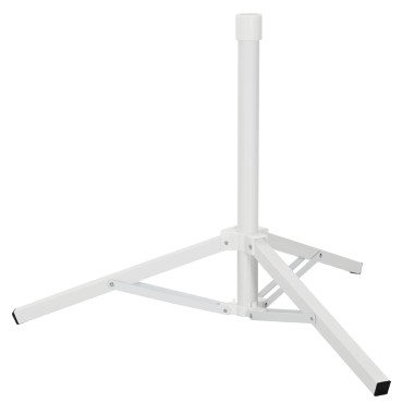 vidaXL Βάση Ομπρέλας Λευκό Ατσάλι for 25-32 χιλιοστά Pole