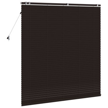 vidaXL Βενετσιάνικη Σκίαση Σκούρο Καφέ 150 x 160 cm 35 mm