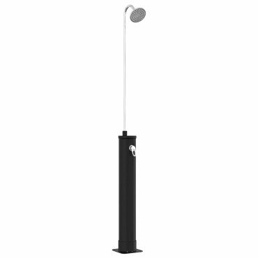 vidaXL Ηλιακό ντους με κεφαλή ντους 20 l PVC, ABS, Κράμα ψευδαργύρου