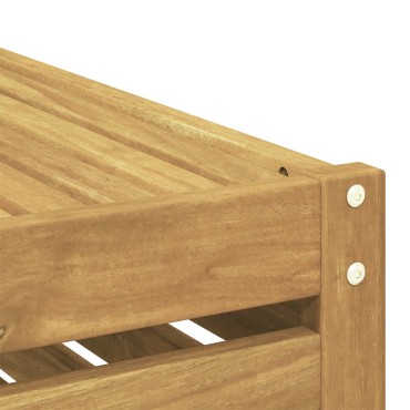 vidaXL 4 τεμ. Σειρά Καναπέ Εξωτερικού Λευκό 79x79x37cm  Τετραθέσιος