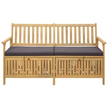 vidaXL Παγκάκι με αποθήκευση 2 -Seater 148x63x84cm Ορθογώνιος 1 τεμ.