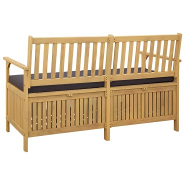vidaXL Παγκάκι με αποθήκευση 2 -Seater 148x63x84cm Ορθογώνιος 1 τεμ.