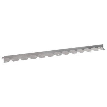 vidaXL Περίγραμμα γκαζόν 50 τμχ. 102 x 4 x 4 εκ. Ατσάλι Ασημί