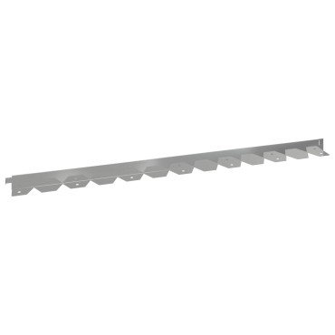 vidaXL Περίγραμμα γκαζόν 50 pcs 102 x 4 x 4 εκ. Ατσάλι Ασημί