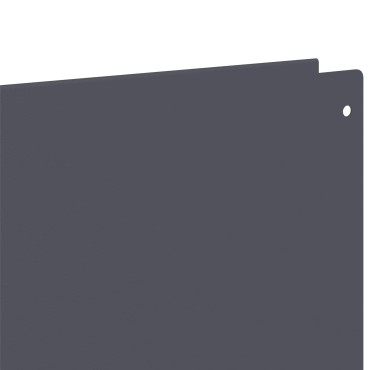 vidaXL Περίγραμμα γκαζόν 20 τμχ. 100 x 12 cm Ατσάλι Ανθρακί