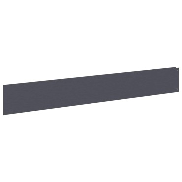 vidaXL Περίγραμμα γκαζόν 20 τμχ. 100 x 15 cm Ατσάλι Ανθρακί