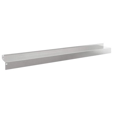 vidaXL Περίγραμμα γκαζόν 20 τμχ. 100 x 10 x 8 εκ Ατσάλι Ασημί