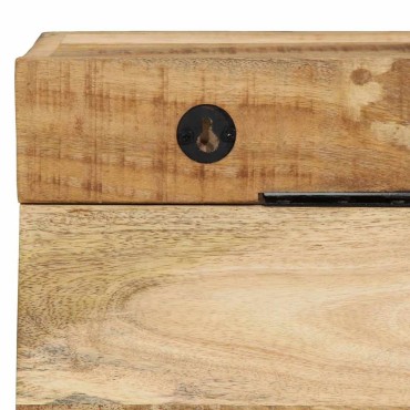 vidaXL Κρεμάστρα Επιτοίχιο Καφέ 73 x 19 x 23 εκ. Μασίφ ξύλο μάνγκο
