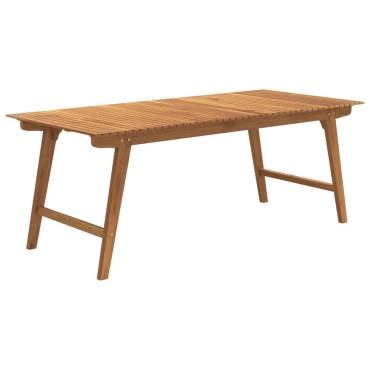 vidaXL Τραπέζι Κήπου 200x90x75cm από Μασίφ Ξύλο Ακακίας 1 τεμ.