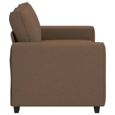 vidaXL Διθέσιος Καναπές Καφέ 160x77x82cm Ύφασμα