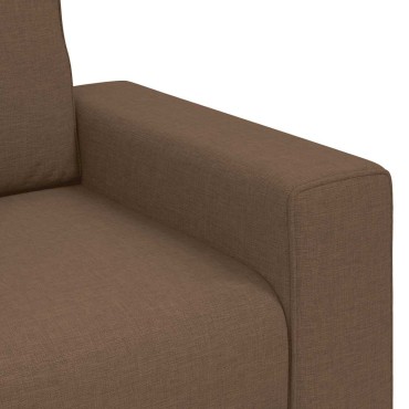 vidaXL Διθέσιος Καναπές Καφέ 160x77x82cm Ύφασμα