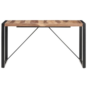 vidaXL Τραπεζαρία 140x70x75cm από Μασίφ Ξύλο 1 τεμ.