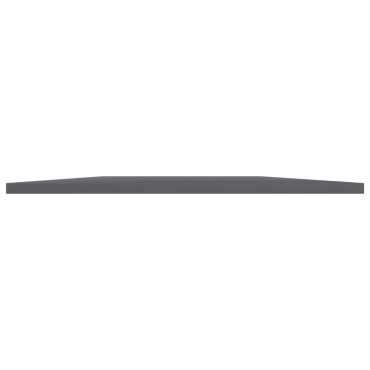 vidaXL Ράφια Βιβλιοθήκης 4 τεμ. Γυαλ. Γκρι 80x50x1,5cm Μοριοσανίδα