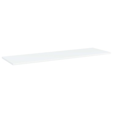 vidaXL Ράφια Βιβλιοθήκης 8 τεμ. Λευκά 100x30x1,5cm από Μοριοσανίδα