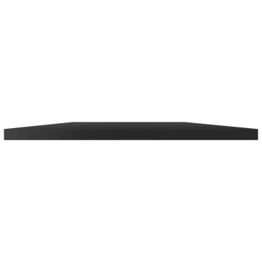 vidaXL Ράφια Βιβλιοθήκης 8 τεμ. Γυαλ. Μαύρο 100x30x1,5cm Μοριοσανίδα