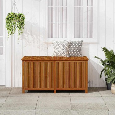 vidaXL Μπαούλο Αποθήκευσης Κήπου 150x80x75cm από Μασίφ Ξύλο Ακακίας 1 τεμ.