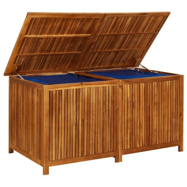 vidaXL Μπαούλο Αποθήκευσης Κήπου 150x80x75cm από Μασίφ Ξύλο Ακακίας 1 τεμ.