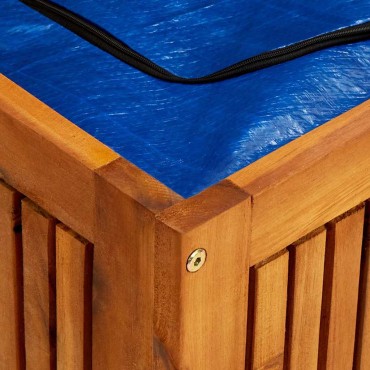 vidaXL Μπαούλο Αποθήκευσης Κήπου 150x80x75cm από Μασίφ Ξύλο Ακακίας 1 τεμ.