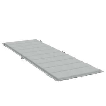 vidaXL Μαξιλάρι Ξαπλώστρας Ανοιχτό Γκρι 186x58x4cm Ύφασμα