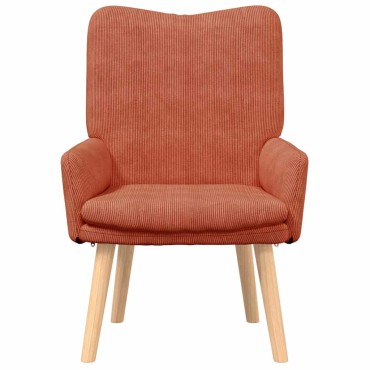 vidaXL Πολυθρόνα Κόκκινο Πορτοκαλί 63x67x94cm ύφασμα 1 τεμ.