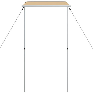 vidaXL Τέντα Τροχόσπιτου Μπεζ 1,2 x 2 x 2,15 μ.