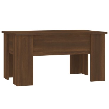 vidaXL Τραπεζάκι Σαλονιού Καφέ Δρυς 79x49x41cm Επεξεργασμένο Ξύλο 1 τεμ.