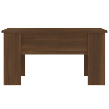 vidaXL Τραπεζάκι Σαλονιού Καφέ Δρυς 79x49x41cm Επεξεργασμένο Ξύλο 1 τεμ.