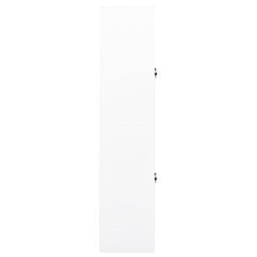 vidaXL Ντουλάπα Γραφείου 90x40x180cm Λευκή Ατσάλινη 1 τεμ.