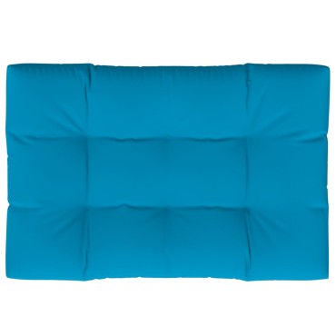 vidaXL Μαξιλάρι Παλέτας Μπλε 120x80x12cm Υφασμάτινο