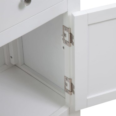 vidaXL Ντουλάπι / Ψηλός Μπουφές 90x33,5x83cm Μασίφ Ξύλο Δρυός 1 τεμ.