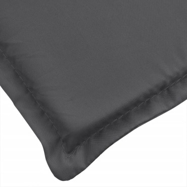 vidaXL Μαξιλάρι Ξαπλώστρας Ανθρακί 200x50x4cm Ύφασμα