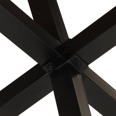 vidaXL Τραπεζαρία 110x75cm από Μασίφ Ακατέργαστο Ξύλο Μάνγκο 1 τεμ.