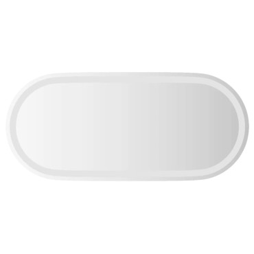 vidaXL Καθρέφτης Μπάνιου με LED Οβάλ 80 x 35 εκ.