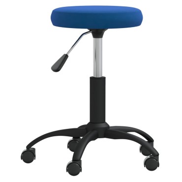 vidaXL Καρέκλα Τραπεζαρίας Μπλε Βελούδινη 31x(42-54) cm 1 τεμ.