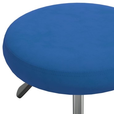 vidaXL Καρέκλα Τραπεζαρίας Μπλε Βελούδινη 31x(42-54) cm 1 τεμ.