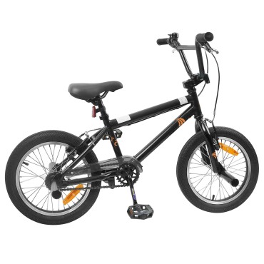 vidaXL BMX Ποδήλατο 16 ίντσες για παιδιά 5-8 ετών Μαύρο