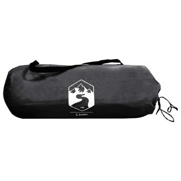 vidaXL Σκηνή Camping 2 ατόμων Λευκό Μαύρο Acier P/Taffeta