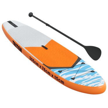 vidaXL Φουσκωτή σανίδα SUP TRITON 305 x 76 x 15 cm Μπλε