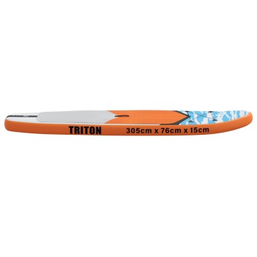 vidaXL Φουσκωτή σανίδα SUP TRITON 305 x 76 x 15 cm Μπλε